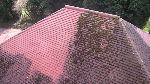 Before and after image Raynes Park Roofing Company